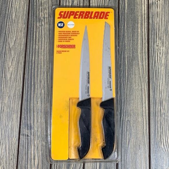 RH Forschner Superblade 8" Slicer 45840 8.6" Bread 45841 Knife Set France - Picture 1 of 8